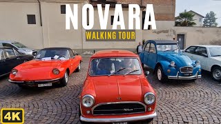 Novara Italy  4k walking Tour Classic Car Show and Old Town [upl. by Saltsman]