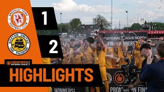 HIGHLIGHTS Brackley Town 12 Boston United  Boston complete turnaround win to book National return [upl. by Naimad]