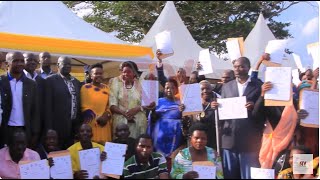 Lands Minister Nabakooba hands over 320 land titles [upl. by Maia716]