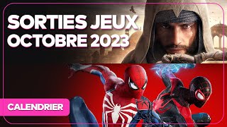 Toutes les SORTIES JEUX VIDEO OCTOBRE 2023 [upl. by Firehs553]