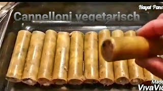 CANNELLONİ nasıl pişirilir  Cannelloni mit Champignonsfüllung Cannelloni with Mushrooms [upl. by Nodyl]