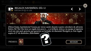 DIA 12 Y ÚLTIMO REGALO CALENDARIO DE BORAICHO PERSONAJE DE DIAMANTE GRATIS MORTAL KOMBAT MOBILE [upl. by Westhead]