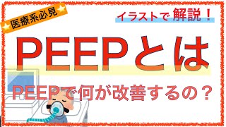 教科書をわかりやすく！「人工呼吸器のPEEPとは？」〜意味をわかりやすく解説！〜 [upl. by Jeff]