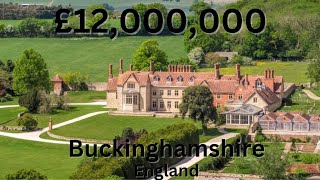 £12000000 Buckinghamshire Mansion Estate w Pool  England Real Estate [upl. by Sidoney]