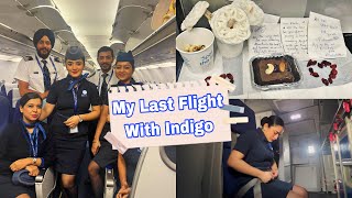 My Last Working Day with Indigo 🥹 Chennai Layover ✈️ Cabin crew indigo indigo6e emotional [upl. by Genesa773]