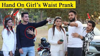 Waist Touching With Twist Prank On Cute Girls MastiPrankTvOfficial [upl. by Acireit]