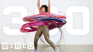 Why Its Almost Impossible to Spin 300 Hula Hoops At Once  WIRED [upl. by Masson183]