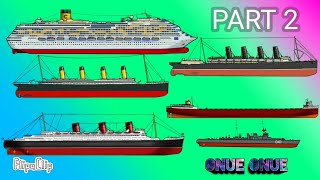 SHIPS FAMOUS SINKING in FlipaClip ⚓🚢Part 2 [upl. by Amled]