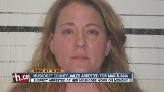 Muskogee County jailer busted for pot [upl. by Eicaj]