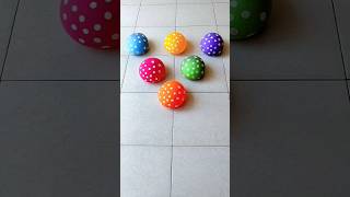 Mixing Color With Popping Balloons Reverse Video Asmr [upl. by Aldo]