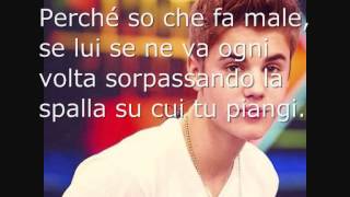 Fall  Justin Bieber Traduzione Italiana [upl. by Atiekan48]