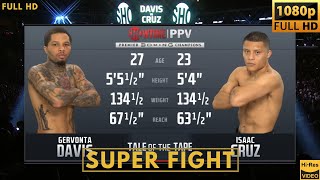 GERVONTA DAVIS USA vs ISAAC CRUZ MEXICO SUPER FIGHT [upl. by Palocz]