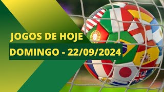 JOGOS DE HOJE  DOMINGO 22092024 [upl. by Teddman906]