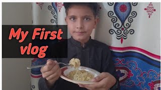 My first vlog  instant noodles recipeAhsanAlivlog [upl. by Koller]