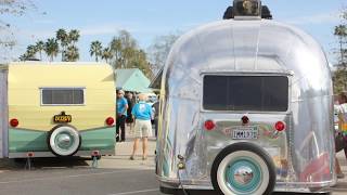 Vintage Trailer Show Modernism Week [upl. by Zebe]