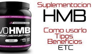 SUPLEMENTO HMB  SUPLEMENTACION DEPORTIVA [upl. by Yanaton]