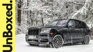 2022 RollsRoyce Cullinan Review amp Winter Storm Driving  How Does The Cullinan Handle The Snow [upl. by Michel855]