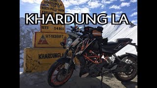 duke 390  LEH To KHARDUNG LA IS NOT AN EASY TASK [upl. by Delila]