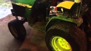 Cold start john Deere 4100 [upl. by Ahsinrat]