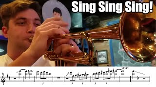 Louis Dowdeswell  Sing Sing Sing Transcription Trumpet Solo Bb [upl. by Ailana]