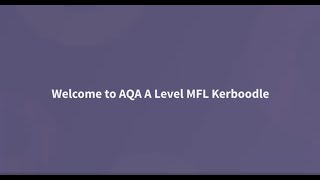 A teacher’s guide to Kerboodle for AQA A Level Modern Languages [upl. by Anirroc]