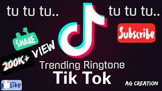 Tik Tok Trending Ringtone  tu tu tu  AG Creations [upl. by Laurance]