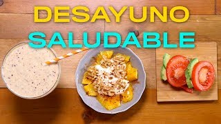 3 Desayunos saludables  TRUCO CON AGUACATE [upl. by Saxen]