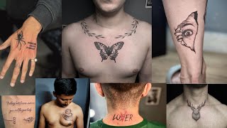 Tattoos For Men  Top 20 Tattoos  Trending Tattoo Studio [upl. by Aoniak537]