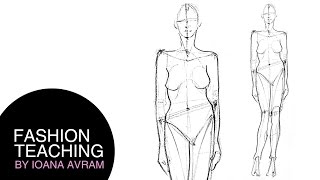 How to do fashion sketches step by step [upl. by Mildrid]