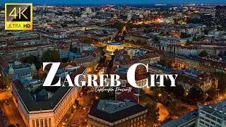 Zagreb Croatia 🇭🇷 in 4K ULTRA HD 60FPS Video by Drone [upl. by Eniladam]