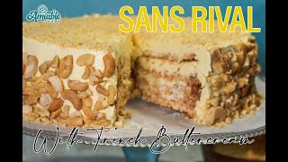 How to make Sans Rival with French Buttercream [upl. by Yatnod]