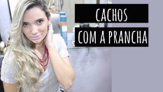 CACHOS COM PRANCHA  CHAPINHA PASSO A PASSO Por Tatiana Lobo [upl. by Aikcir297]