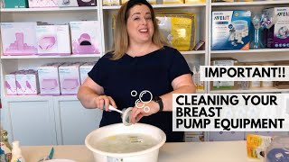 How to Sterilize Your Breast Pump Equipment  The New Mummy Company  2020 [upl. by Enaile805]