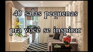 40 SALAS PEQUENAS PRA VOCÊ SE INSPIRAR [upl. by Zumwalt]