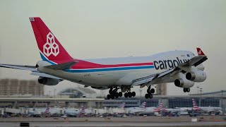 Afternoon Plane Spotting DFW International Airport From Founders Plaza 18L18R Active Feb 21 2024 [upl. by Lejna560]