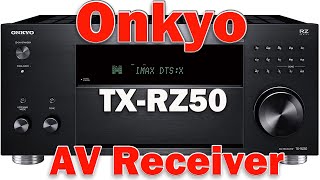 Onkyo TX RZ50 9 2 Channel THX Certified AV Receiver [upl. by Lotus]