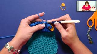 Learn How to Do Extended Half Double Crochet with Marly Bird [upl. by Koffman]