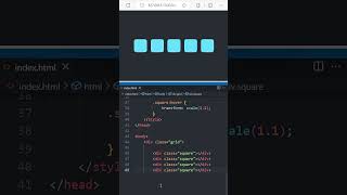 4KASMR  Grid Of Squares  HTML  CSS shorts html css [upl. by Orlov533]