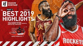 James Harden BEST Highlights amp Moments from 201819 NBA Season The BEARD LAST Part 2 [upl. by Coco]