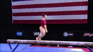 Aly Raisman  Beam  2012 Visa Championships  Women  Day 1 [upl. by Kelila]