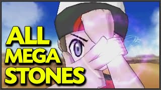 All Mega Stone Locations in Pokemon Omega Ruby amp Alpha Sapphire Old amp New Stones  47 Mega Stones [upl. by Bartholemy842]