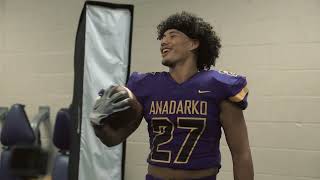 2022  Anadarko Football Media Day amp Purple vs Gold Scrimmage Highlights [upl. by Nirehtac]