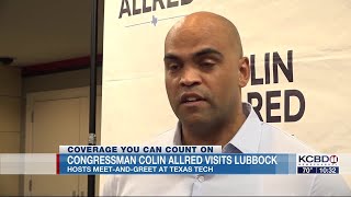 Senate candidate Congressman Colin Allred visits Lubbock [upl. by Narag]