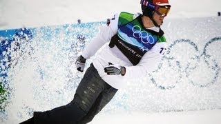 Seth Wescott Wins Mens Snowboard Cross Gold Medal  Vancouver 2010 [upl. by Cinamod]