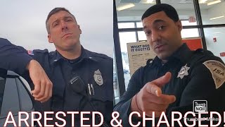 CRAZY ARRESTED amp CHARGED 1ST AMENDMENT AUDIT FAIL [upl. by Tillman]