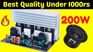 Amplifier 200w Mono 2sc5200 Transistor  Unboxing amp Review  By Tah Electronics [upl. by Ramah]