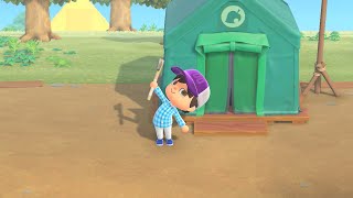 How To Get Flimsy Axe Recipe and Crafting Flimsy Axe  Animal Crossing New Horizons [upl. by Relda]