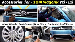 Wagon R Accessories with prices  Vxi  Lxi  Ujjwal Saxena [upl. by Azial]