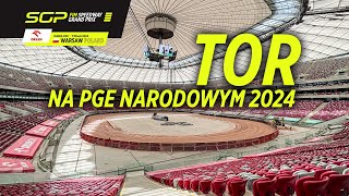 Żużel Grand Prix Warszawa 2024  przygotowania i budowa toru [upl. by Droffig]