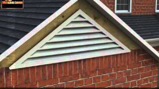 How to Install a Gable Louver [upl. by Tanya]